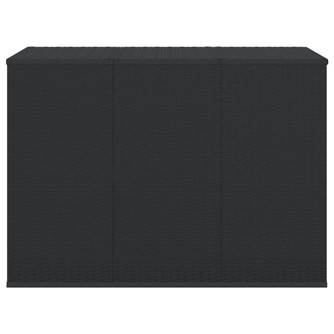 vidaXL - Tuinbox - 145x100x103 - cm - polyetheen - rattan - zwart