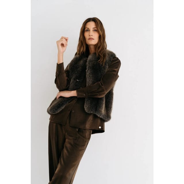MAICAZZ Wi25.20.002 rango blouse brown