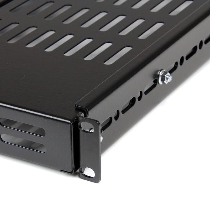 StarTech.com ADJSHELF 1U Adjustable Vented Server Rack Mount Shelf