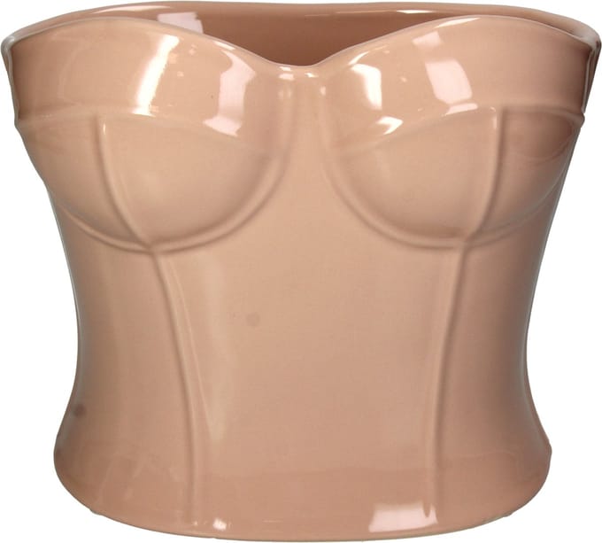 Looliving vaas BUSTE peach 24x17x21cm