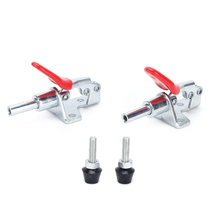 2 Set Duw Trek Knevelklem Snelle Positionering Handgereedschap Woondecoratie Accessoires