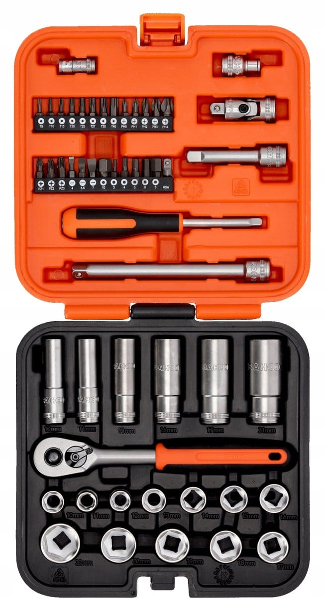 Bahco Gereedschapset 1/4" & 3/8" - 51 Delig