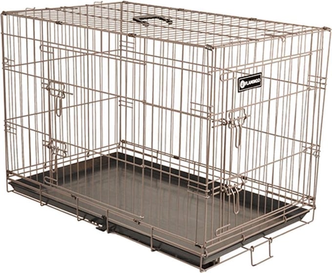 Hondenbench Ebo Taupe L - Taupe - 92 x 56 x 64 cm