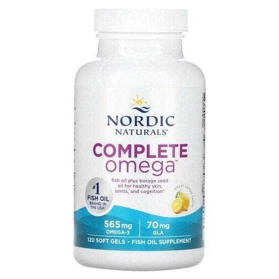 Nordic Naturals- Oméga Complet, Citron, 1000 mg, 120 Gélules Molles