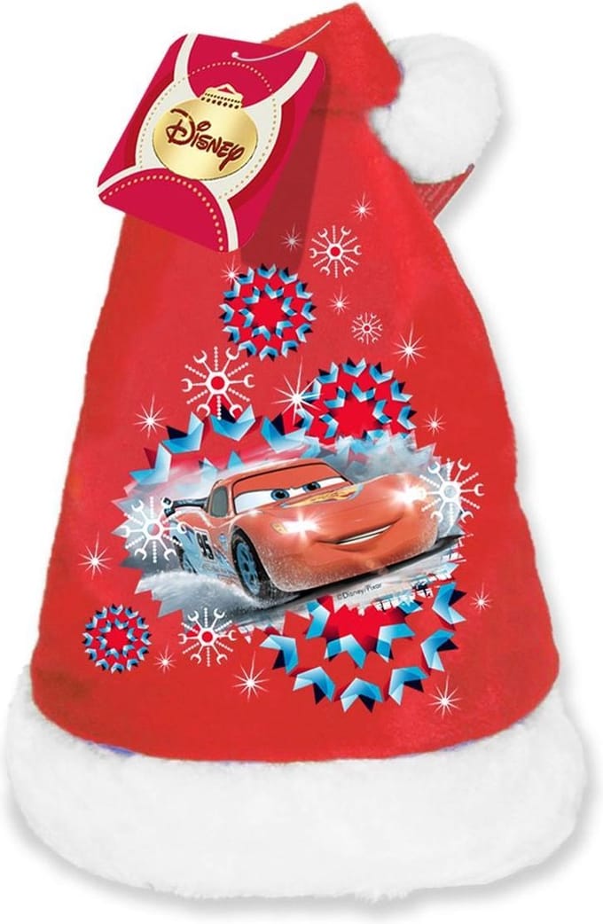 Cars™ kerstmuts voor kinderen - Verkleedhoofddeksel