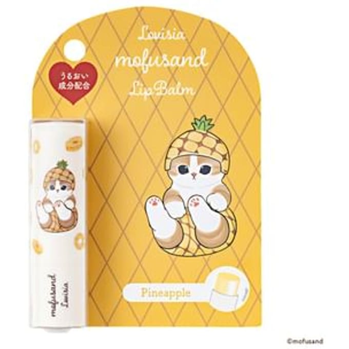 Lovisia - mofusand Lip Balm Pineapplenyan Pineapple