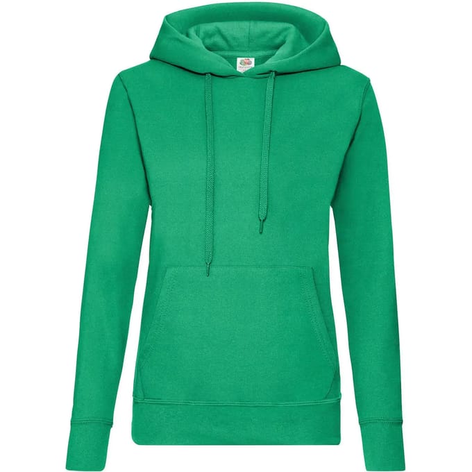Dames Hoodie Fruit of the Loom Classic