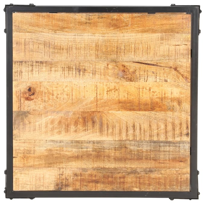 vidaXL - Salontafel - 60x60x35 - cm - massief - mangohout