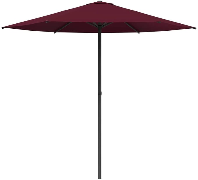 vidaXL - Tuinparasol - Rechthoekig - 2,3 - x - 2,3 - m - Polyester - Bordeaux - Rood