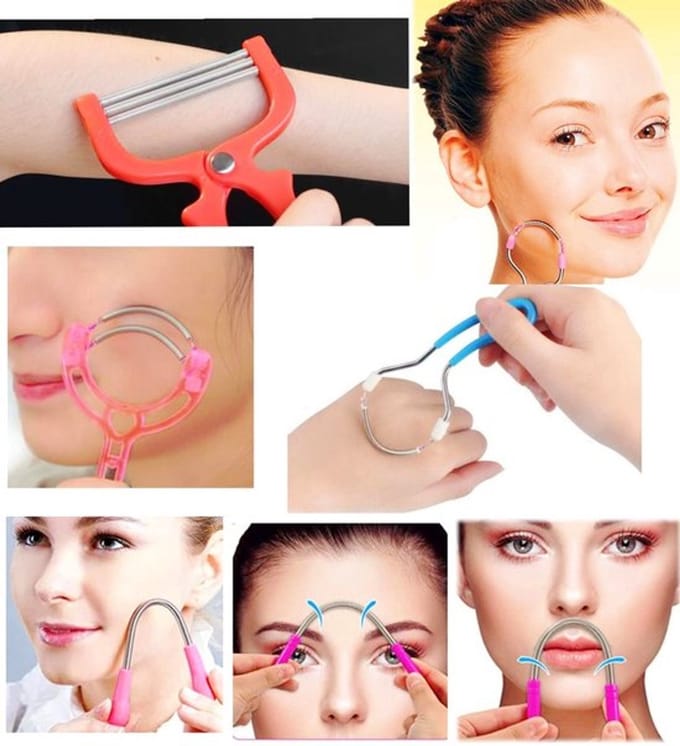 Vt products - Gezichtshaar Verwijder Tool - Lente Epilator - Handmatig - Ontharing
