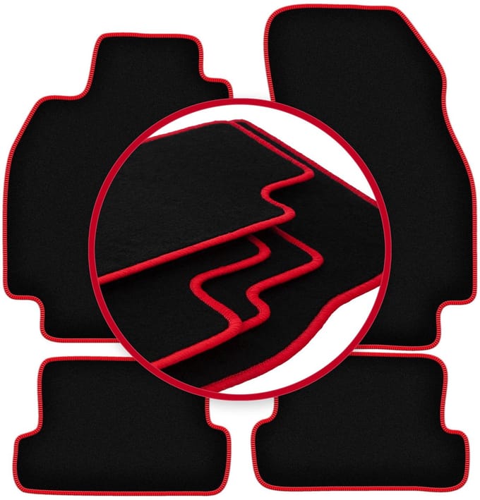 CARLUX-RED automatten voor: Renault Megane II CC coupé, cabrio (2003-2010)