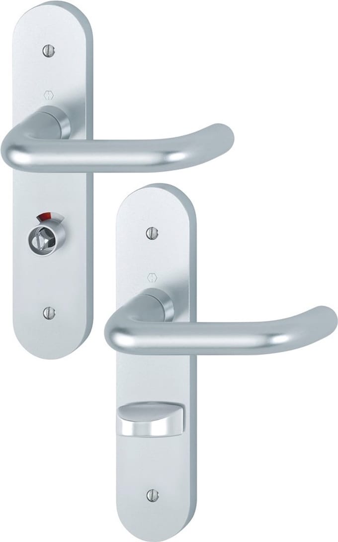 Hoppe kortschild 138L/3056RF-3 8/63  INCL. kruk links