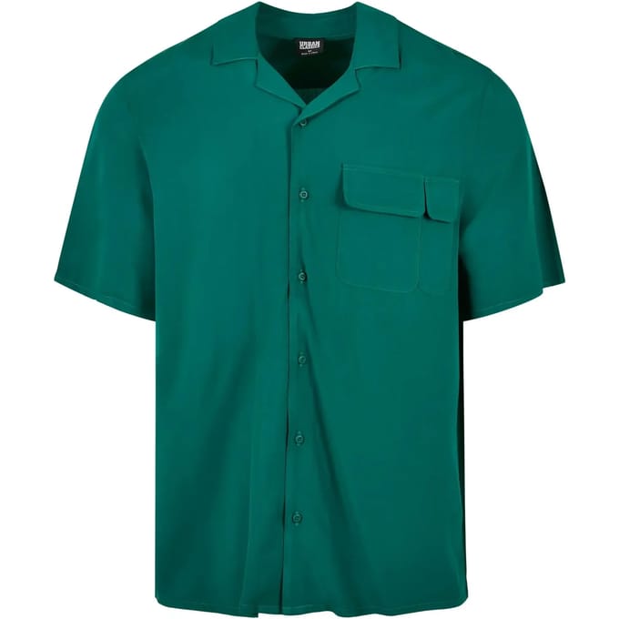 Overhemd met korte mouwen Urban Classics Viscose Camp