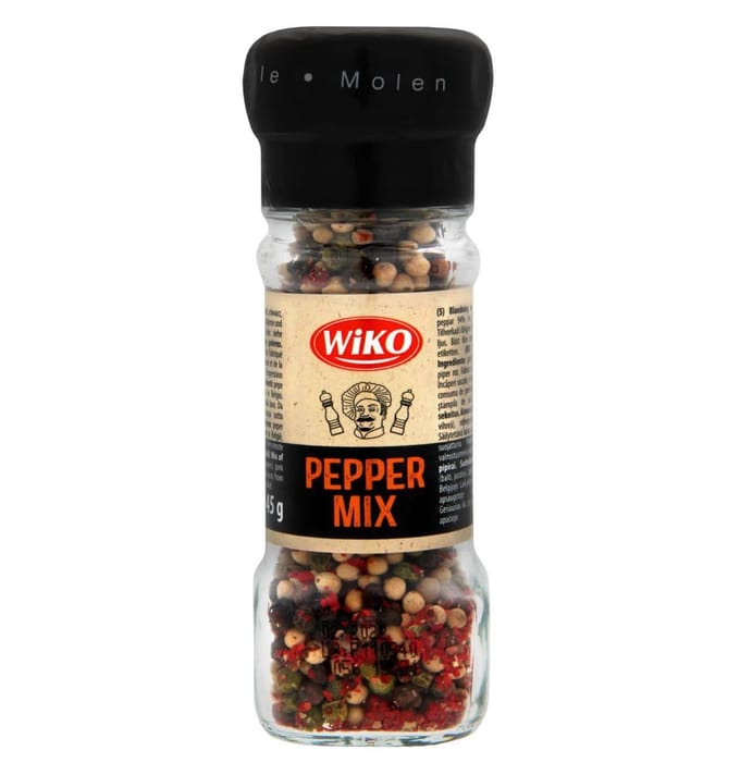 Wiko Gekleurde Peperkorrels Specerij met Molen 45 g