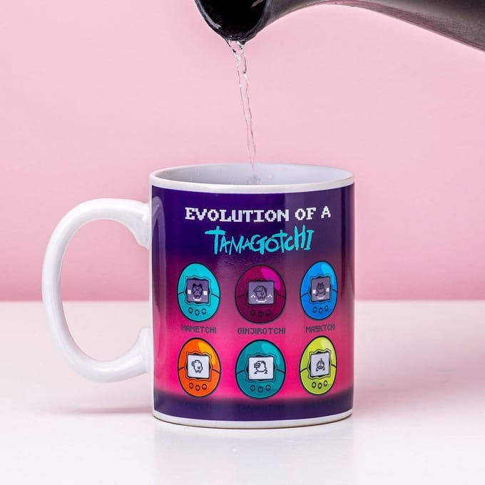 Tamagotchi Evolutie Warmtegevoelige Mok