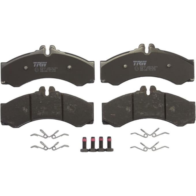 Remblokset TRW GDB1288, voorkant, achter