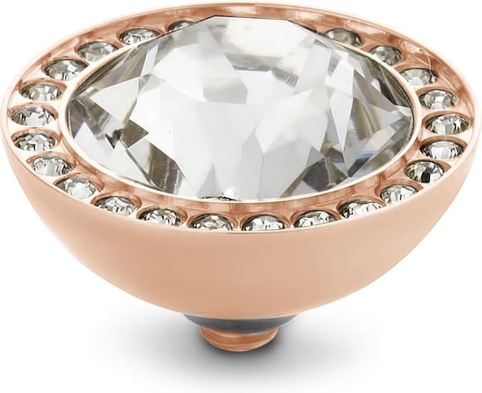 Melano Twisted Brilliant CZ Steentje Crystal Rosé