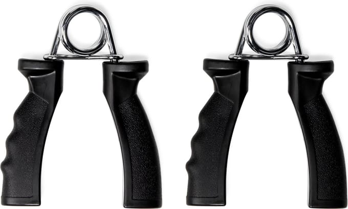VirtuFit Handknijpers - Handtrainers - Knijphalter Set - Zwart