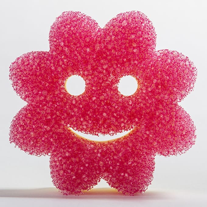 Scrub Mommy Special Edition lente | roze bloem