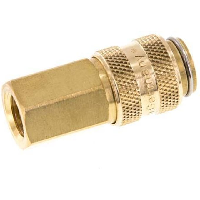 Messing DN 5 Luchtkoppeling Snelkoppeling G 1/8 inch Binnendraad