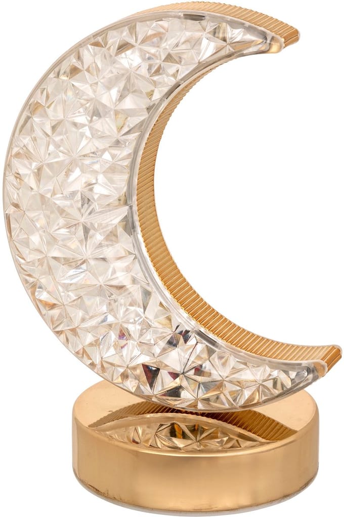 Atmosphera Kids Bella Maanvorm Tafellamp - 14x10x19cm - Goud