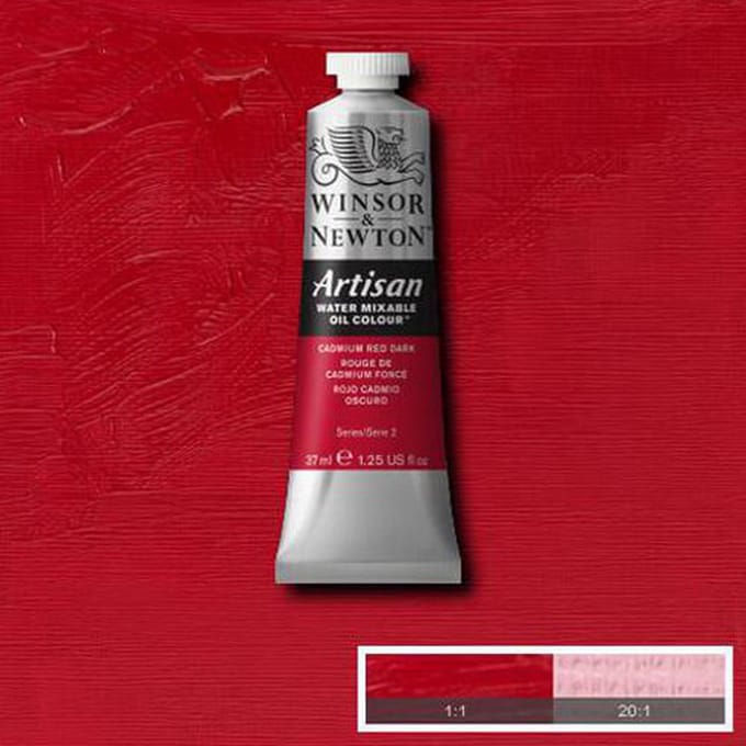 Waterverdunbare Olieverf - Cadmium Rood Donker, 37ml