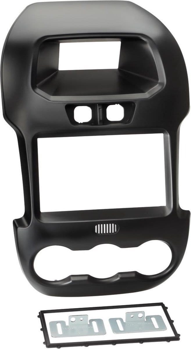 2-DIN Paneel geschikt voor Ford Ranger 2012-2014 Kleur: Zwart Met Display