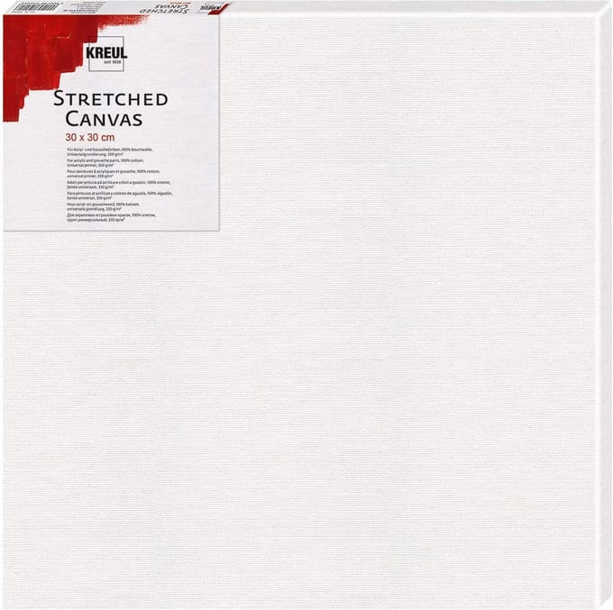 Kreul Stretched Canvas Frame 300 x 300 mm - Wit