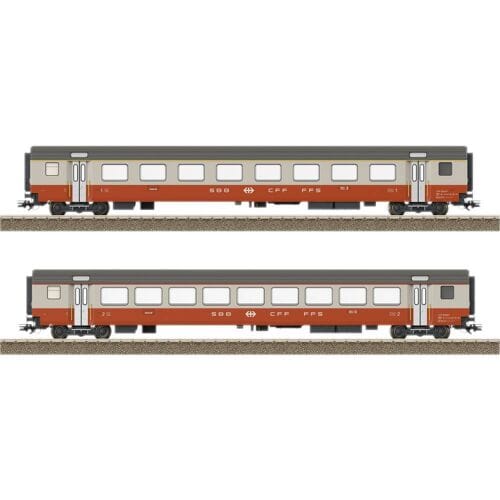 TRIX H0 23691 H0 set van 2 personenrijtuigen Swiss Express van de SBB