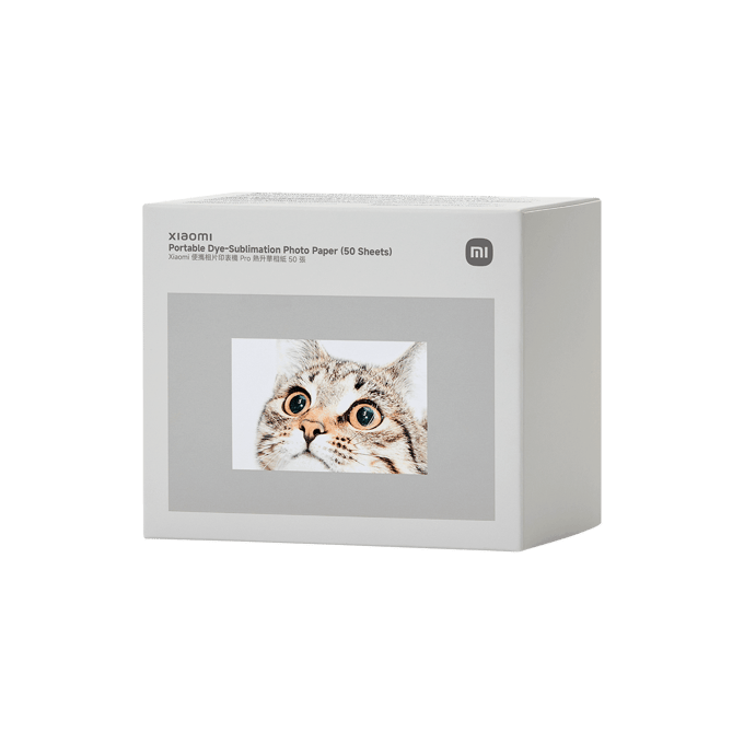 Xiaomi Portable Dye-Sublimation Photo Paper (50 Sheets)