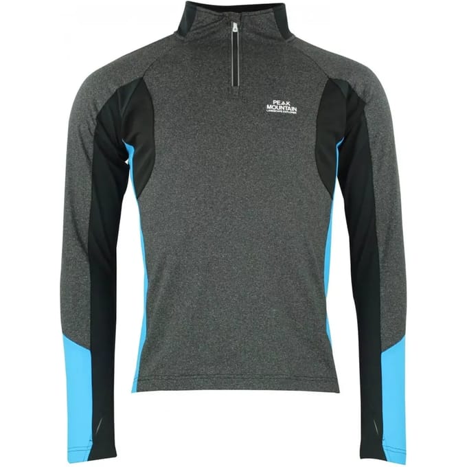 1st skin T-shirt met rits Peak Mountain