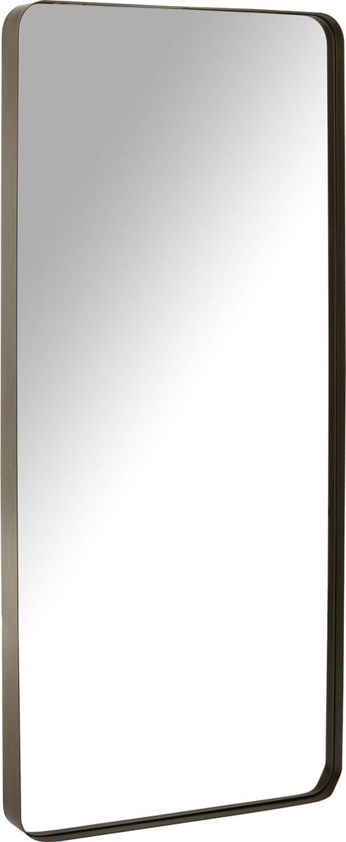 J-Line spiegel Markus - metaal/glas - zwart - large - 180 x 80 cm