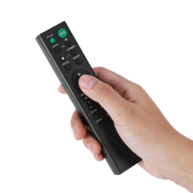 Afstandsbediening voor Sony RMT-AH100U Soundbar HT-CT180SA-CT180 AV Afstandsbediening Vervanging black