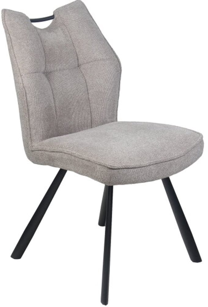 Eetkamerstoel Felien Chenille - Bruin - eetkamerstoelen set van 2