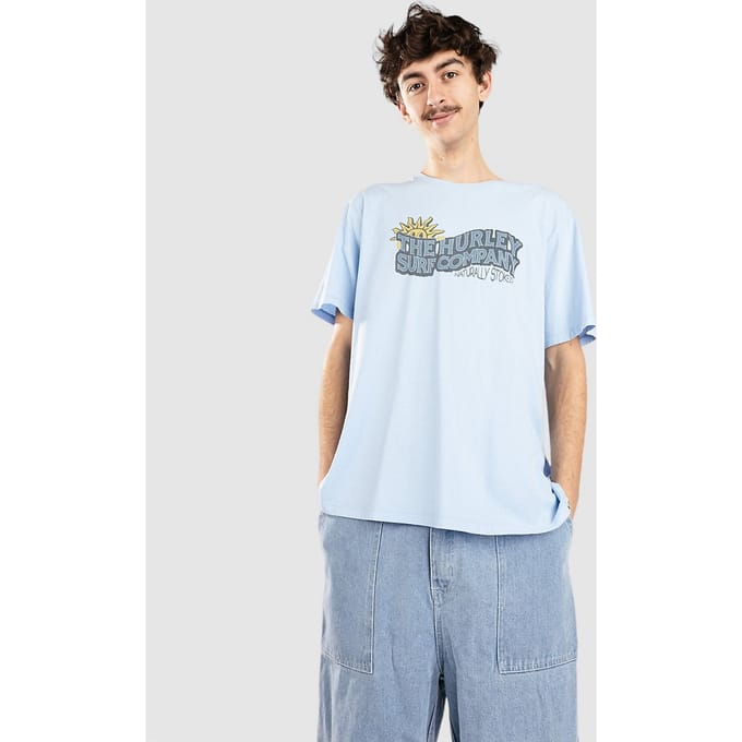 Hurley Naturally Stoked T-Shirt blauw