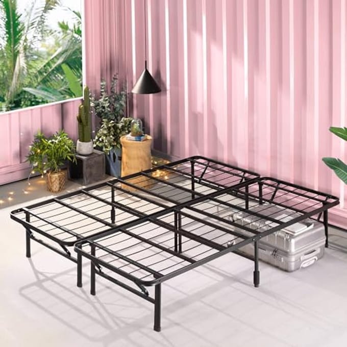 Metalen Bedframe 120 x 190 cm - Robuust en Inklapbaar