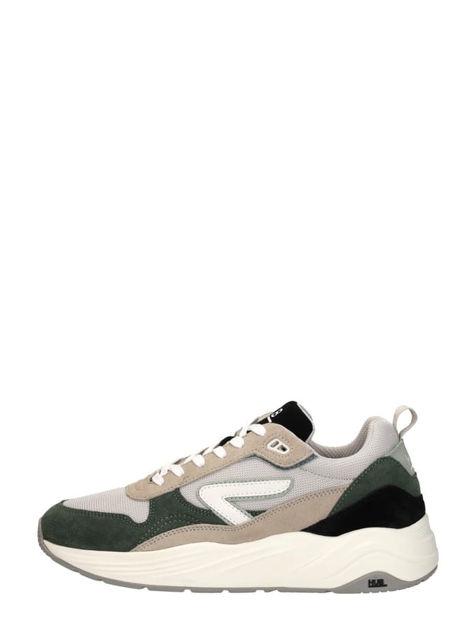 Hub  Glide light bone/off white/green lage sneakers heren