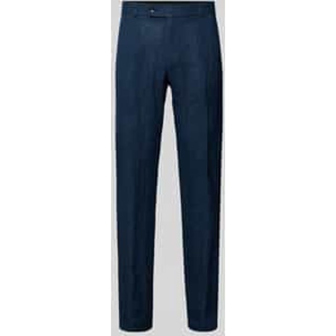 Linnen broek met Franse steekzakken model 'Tomte'