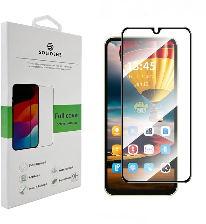 Solidenz Screenprotector - Geschikt voor Samsung Galaxy A16 - Premium Fullcover