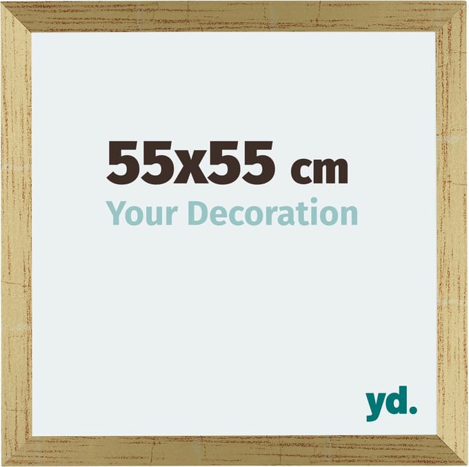 Your Decoration - Fotolijst 55x55 cm - MDF - Goud Glans - Mura