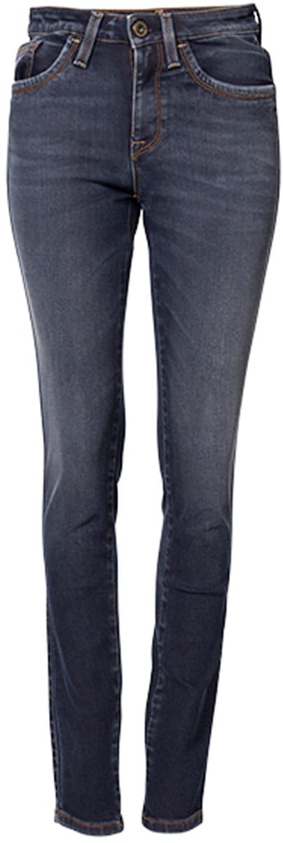 ROKKER RT Mid Waist Slim Blauw - Broek