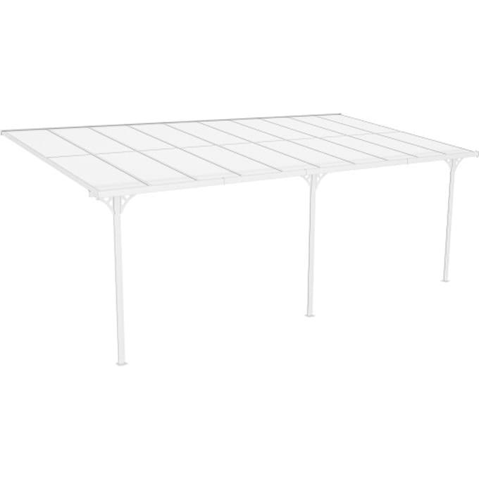 Westmann Aluminium Terrasoverkapping Bruce - 300x617x270 cm - Wit