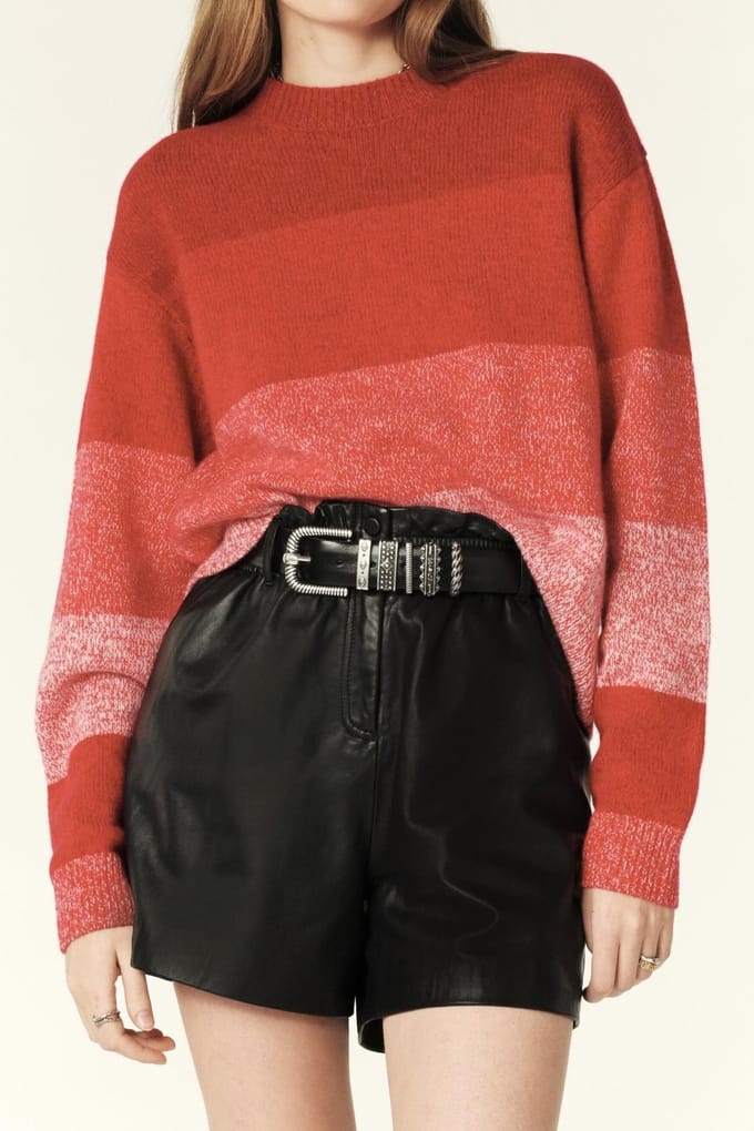 BA&SH Pull Candy Rouge Size: L | Sweaters Outlet | Dames | Rood