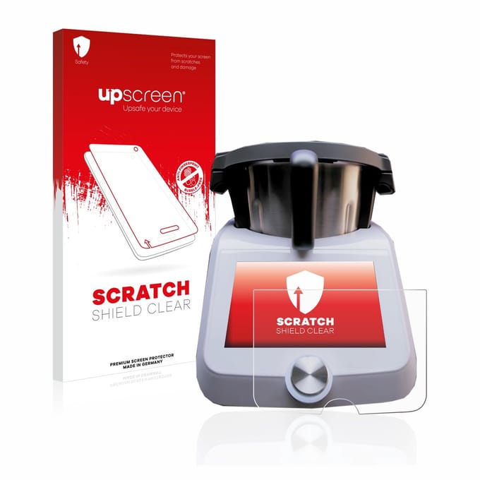 upscreen - Screenprotector voor SilverCrest Monsieur Cuisine Smart - Folie Beschermfolie transparant