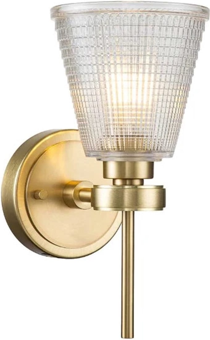Elstead Lighting LED Badkamerarmatuur Gunnislake | 3W 3000K 300Lm 830 | IP44 | Brushed Brass