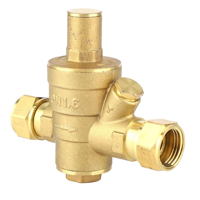 DN15 1 2  Vanne Régulatrice de Pression d'Eau Réglable en Laiton PN1.6