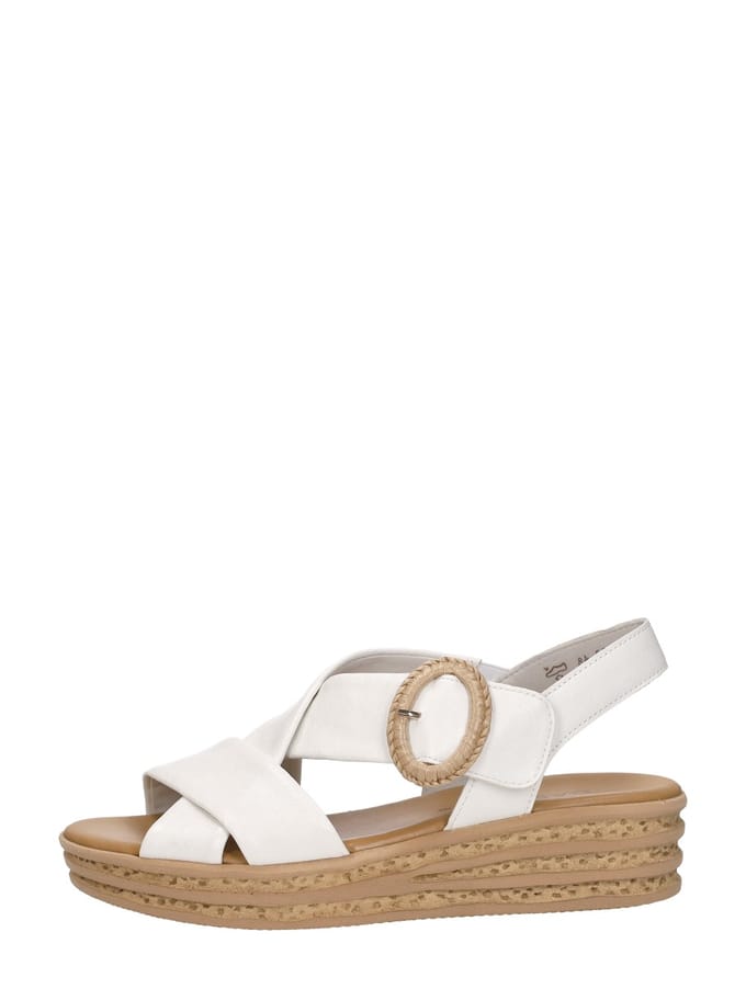Gabor - Sandalen Plat Gebroken wit 41