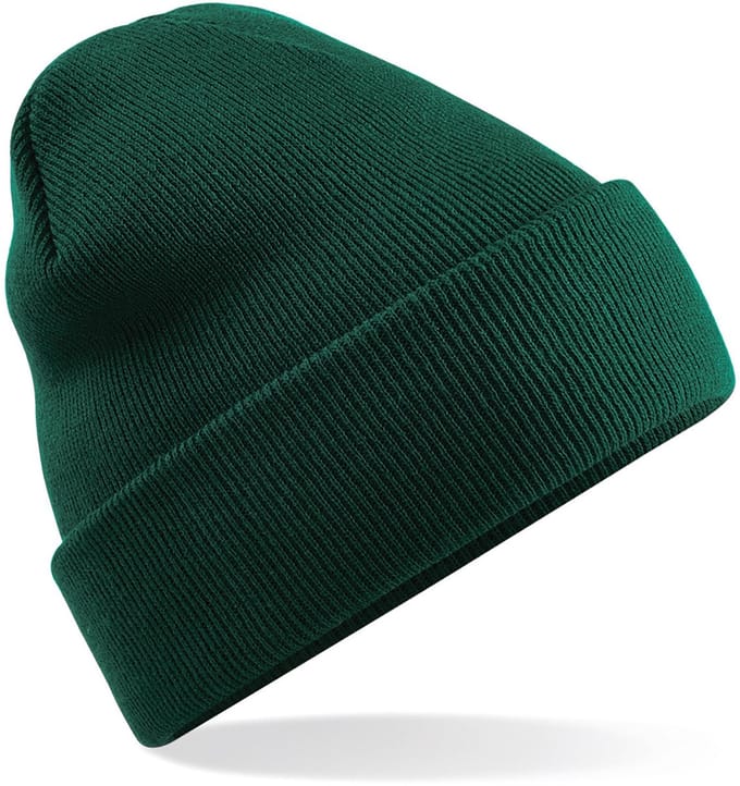 Beechfield Beanie Wintermuts - donkergroen - acryl - volwassenen - one size - muts