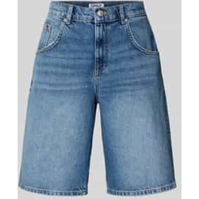 ONLY - ONLMATE REG BAGGY LONG SHORTS DNM NOOS Dames Broek