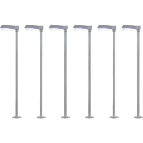 Viessmann Modelltechnik N Straatlantaarn Enkel Kant-en-klaar model 64976 6 stuk(s)